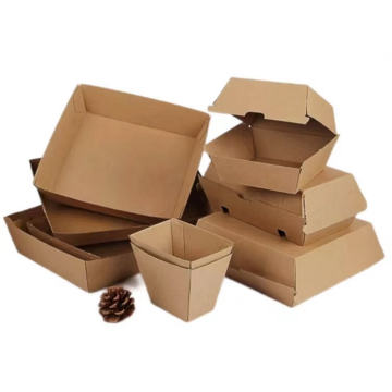 Cardboard takeaway food tray fried chicken box